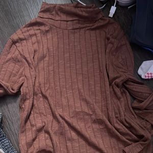 brown long sleeve